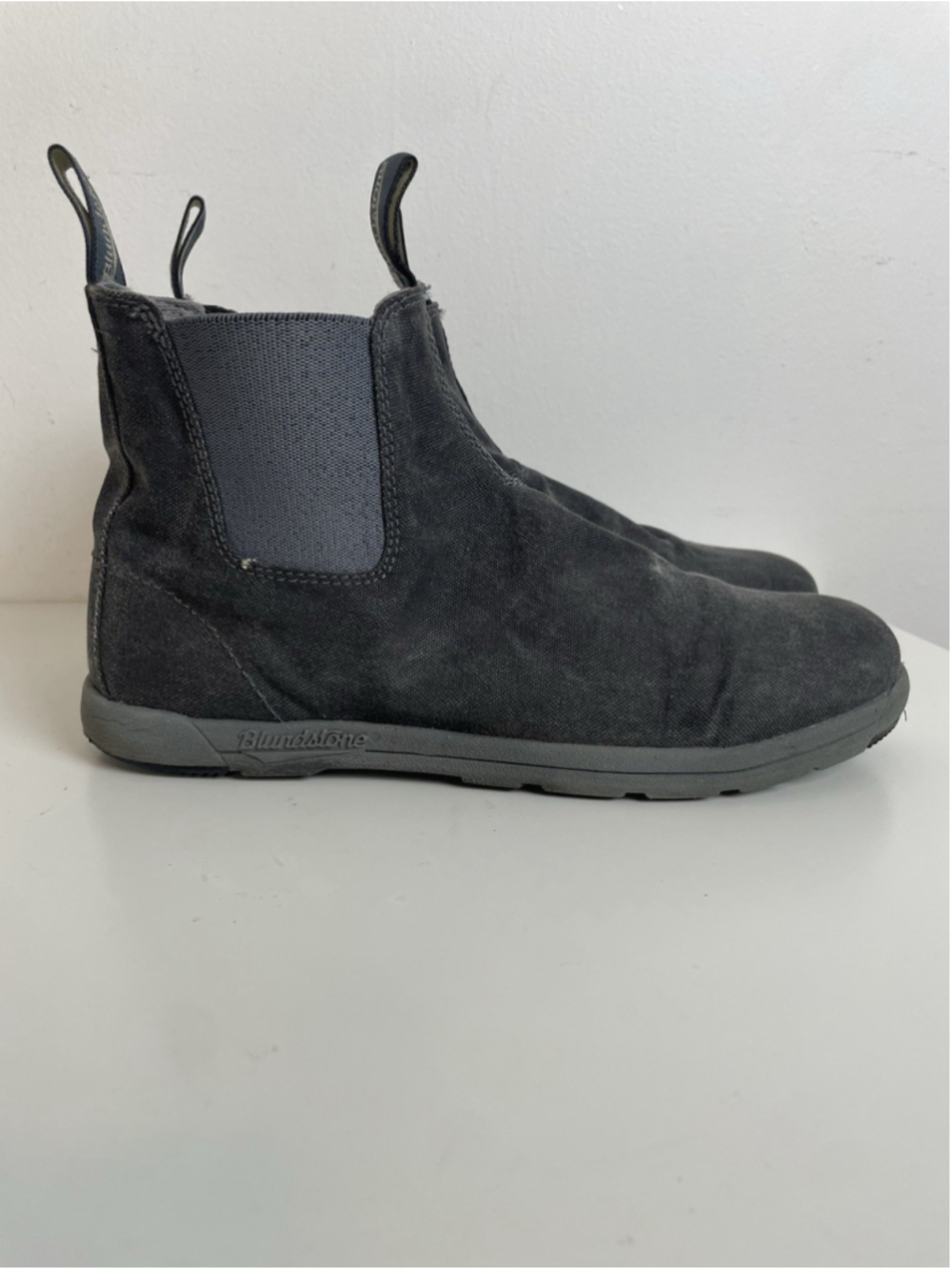 Blundstone Summer Canvas Chelsea Boot Mens US 8 Gray